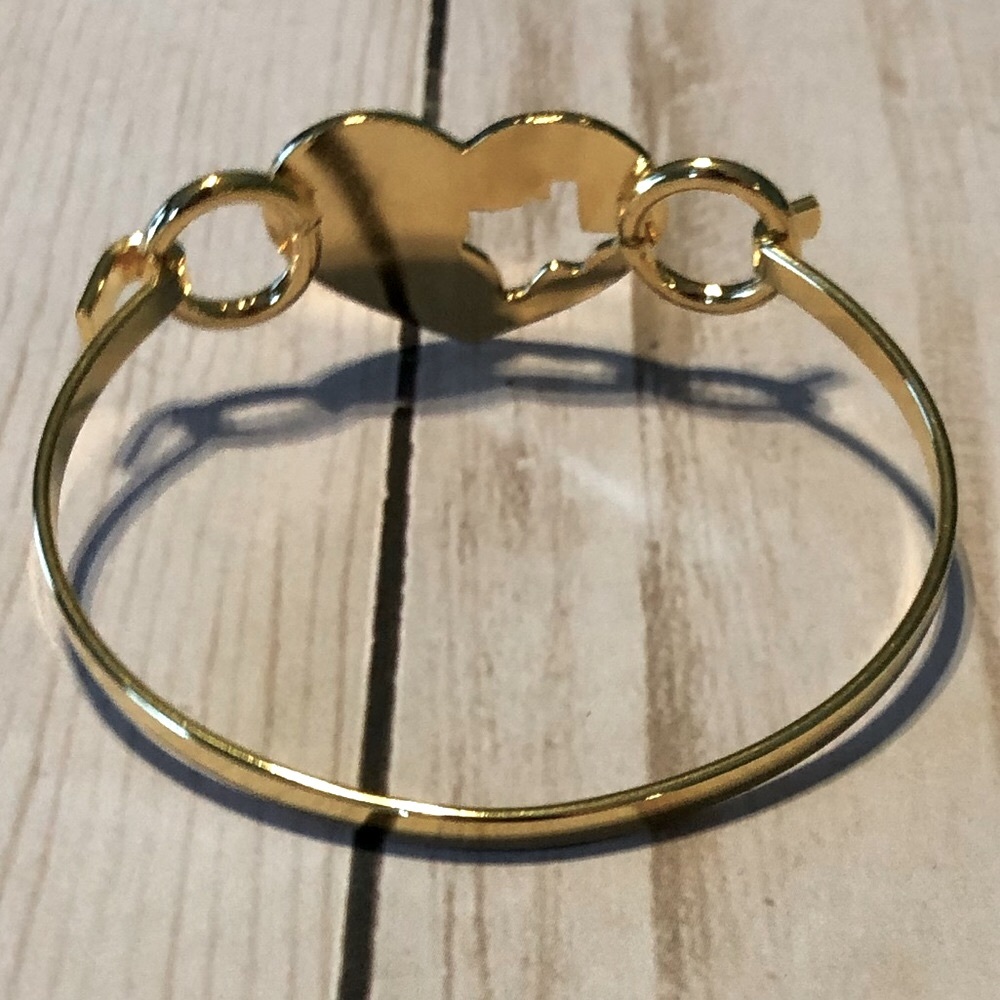 Fashion Jewelry Heart Texas Bracelet - Picture 4 of 7